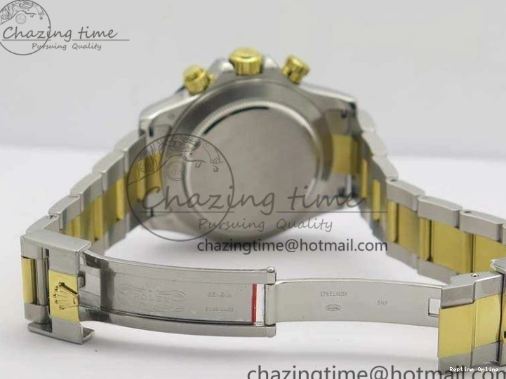 0126 Daytona SS YG Ceramic Bezel JH Best Edition White Dial On SS YG Bracelet A Resilient 3530